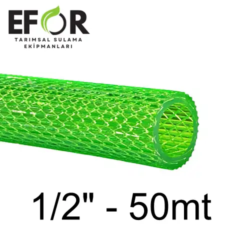 1/2" Süper Örgülü Hortum 50mt